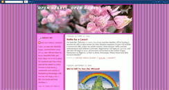 Desktop Screenshot of openheartsopenhomes.blogspot.com