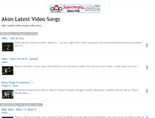 Tablet Screenshot of akonvideosongs.blogspot.com