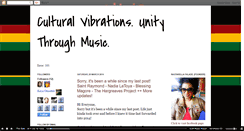 Desktop Screenshot of culturalvibrations.blogspot.com