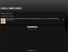 Tablet Screenshot of chillichild.blogspot.com