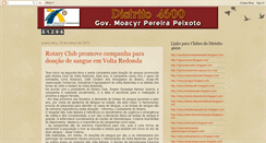 Desktop Screenshot of distrito4600-2010-2011.blogspot.com