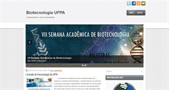 Desktop Screenshot of biotec-ufpa.blogspot.com