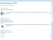Tablet Screenshot of biotec-ufpa.blogspot.com