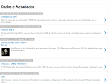 Tablet Screenshot of dadosemetadados.blogspot.com