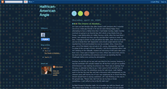 Desktop Screenshot of halfrican-americanangle.blogspot.com