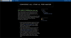 Desktop Screenshot of converseallstaralpormayor.blogspot.com