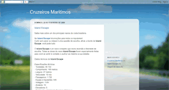 Desktop Screenshot of cruzeiros-maritimos.blogspot.com