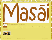 Tablet Screenshot of masaiaccesoriosydecoracion.blogspot.com