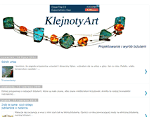 Tablet Screenshot of klejnotyart.blogspot.com