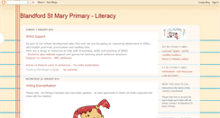 Desktop Screenshot of blandfordstmary-literacy.blogspot.com