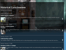Tablet Screenshot of historicalconsciousness.blogspot.com