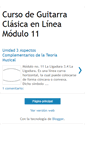 Mobile Screenshot of cursodeguitarraclasicaenlineamodulo11.blogspot.com