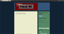 Desktop Screenshot of fridgeincstuff.blogspot.com