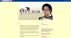 Desktop Screenshot of mjjtimeline.blogspot.com