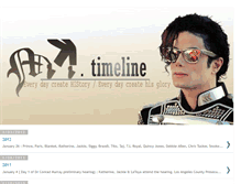 Tablet Screenshot of mjjtimeline.blogspot.com