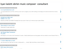 Tablet Screenshot of kyanlaslettobrien.blogspot.com