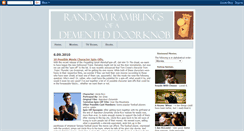 Desktop Screenshot of dementeddoorknobmovies.blogspot.com
