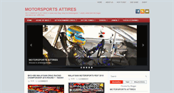 Desktop Screenshot of motorsports-attires.blogspot.com