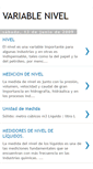 Mobile Screenshot of nivelcomovariable.blogspot.com