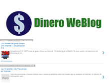 Tablet Screenshot of dineroweblog.blogspot.com