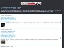 Tablet Screenshot of monkeysimpletech.blogspot.com