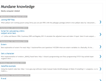 Tablet Screenshot of mundaneknowledge.blogspot.com