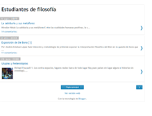 Tablet Screenshot of estudiantesdefilosofia.blogspot.com
