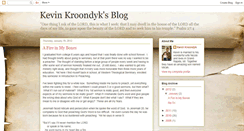 Desktop Screenshot of kevinkroondyk.blogspot.com