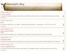 Tablet Screenshot of kevinkroondyk.blogspot.com