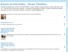 Tablet Screenshot of espaciodeartegalileo.blogspot.com