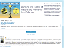 Tablet Screenshot of evolutionarylaw.blogspot.com