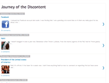 Tablet Screenshot of journeyofthediscontent.blogspot.com