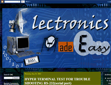 Tablet Screenshot of electronics-madeeasy.blogspot.com