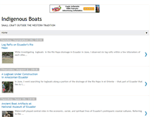 Tablet Screenshot of indigenousboats.blogspot.com