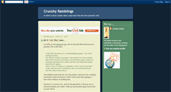 Desktop Screenshot of crunchycarpets2.blogspot.com