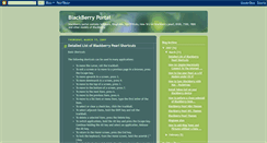 Desktop Screenshot of bberryportal.blogspot.com