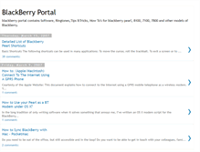 Tablet Screenshot of bberryportal.blogspot.com