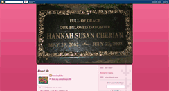 Desktop Screenshot of hannahmemorial.blogspot.com