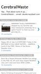 Mobile Screenshot of cerebralwaste.blogspot.com