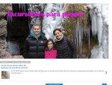 Tablet Screenshot of excursionesparapeques.blogspot.com