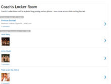 Tablet Screenshot of coachslockerroom.blogspot.com