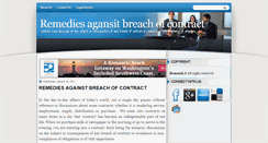 Desktop Screenshot of breachofcontractremedies.blogspot.com