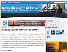 Tablet Screenshot of breachofcontractremedies.blogspot.com