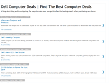 Tablet Screenshot of dellcomputerdeal.blogspot.com