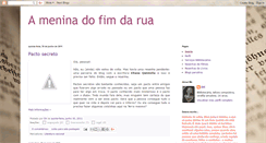 Desktop Screenshot of a-menina-do-fim-da-rua.blogspot.com