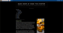 Desktop Screenshot of makesnow.blogspot.com