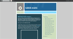 Desktop Screenshot of kabobevans.blogspot.com