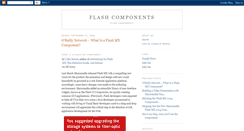 Desktop Screenshot of flash-components.blogspot.com
