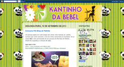 Desktop Screenshot of kantinhodabebel.blogspot.com