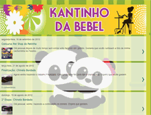 Tablet Screenshot of kantinhodabebel.blogspot.com